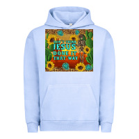 Pigment Grape Ice don't think jesus done it that way western skeleton cactus Urban Hoodie - Artiststas