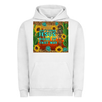 Pigment Lunar Rock don't think jesus done it that way western skeleton cactus Urban Hoodie - Artiststas