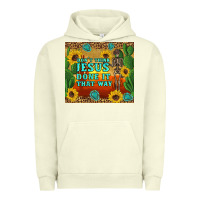 Pigment Pistachio don't think jesus done it that way western skeleton cactus Urban Hoodie - Artiststas