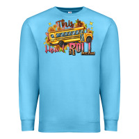 Ocean Blue this is how i roll Premium Sweatshirt - texasbilliewilder