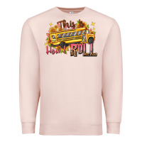 Pale Pink this is how i roll Premium Sweatshirt - texasbilliewilder