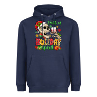 Navy full of holiday spirit Heavyweight Hoodie - MaliasSmallBusiness