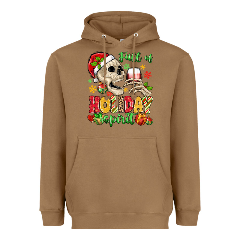 Full Of Holiday Spirit Heavyweight Hoodie by MaliasSmallBusiness | Teevron