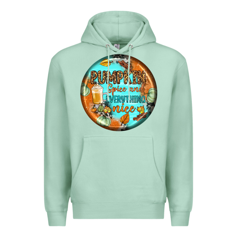 Pumpkin Spice And Everythink Nice Earrings Premium Hoodie by BundleAndBundleShop | Teevron