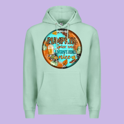 Pumpkin Spice And Everythink Nice Earrings Premium Hoodie Designed By Bundleandbundleshop