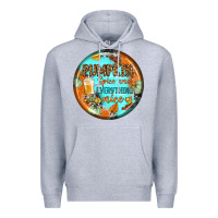 Heather Grey pumpkin spice and everythink nice earrings Premium Hoodie - BundleAndBundleShop