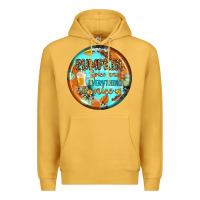 Mustard pumpkin spice and everythink nice earrings Premium Hoodie - BundleAndBundleShop