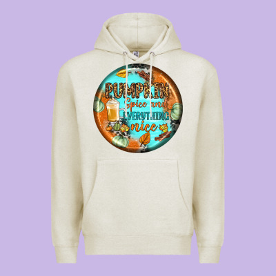 Pumpkin Spice And Everythink Nice Earrings Premium Hoodie Designed By Bundleandbundleshop