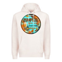 Pale Pink pumpkin spice and everythink nice earrings Premium Hoodie - BundleAndBundleShop