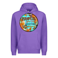 Purple pumpkin spice and everythink nice earrings Premium Hoodie - BundleAndBundleShop