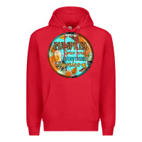 Red pumpkin spice and everythink nice earrings Premium Hoodie - BundleAndBundleShop