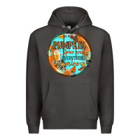 Smoke pumpkin spice and everythink nice earrings Premium Hoodie - BundleAndBundleShop