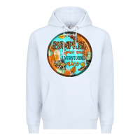 White pumpkin spice and everythink nice earrings Premium Hoodie - BundleAndBundleShop
