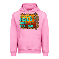 Fuchsia Pink don't jesus done it that way western skeleton Urban Hoodie - Artiststas
