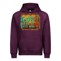 Mauve Wine don't jesus done it that way western skeleton Urban Hoodie - Artiststas