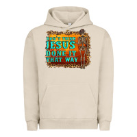 Pigment French Oak don't jesus done it that way western skeleton Urban Hoodie - Artiststas