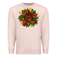 Pale Pink juneteenth leopard sunflower Premium Sweatshirt - Zillion Design Studio