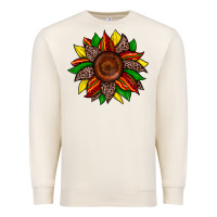Sandshell juneteenth leopard sunflower Premium Sweatshirt - Zillion Design Studio
