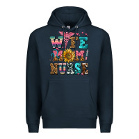 Navy wife mom nurse Premium Hoodie - AdoDesignShop