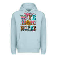 Blue Mist wife mom nurse Premium Hoodie - AdoDesignShop