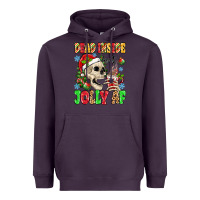 Plum dead inside but jolly af Heavyweight Hoodie - MaliasSmallBusiness