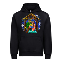 Black jesus and mary with god Urban Hoodie - AdoDesignShop