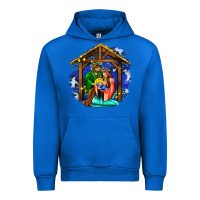 Cobalt jesus and mary with god Urban Hoodie - AdoDesignShop