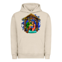 Pigment French Oak jesus and mary with god Urban Hoodie - AdoDesignShop