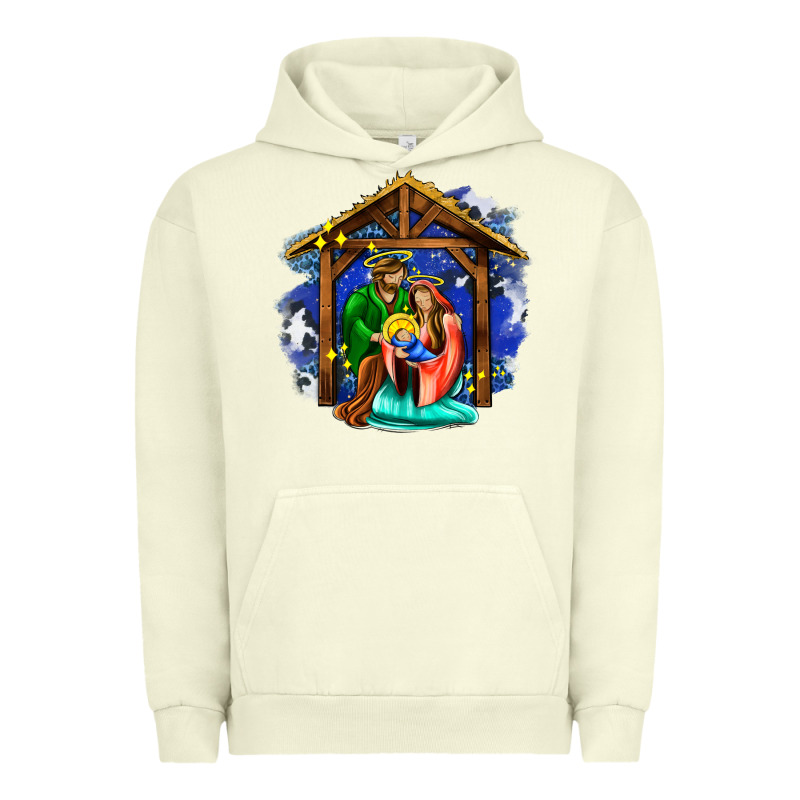 Jesus And Mary With God Urban Hoodie by AdoDesignShop | Teevron