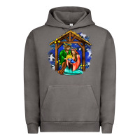 Pigment Tornado jesus and mary with god Urban Hoodie - AdoDesignShop