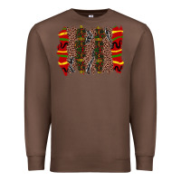 Chestnut juneteenth brushstroke Premium Sweatshirt - Zillion Design Studio