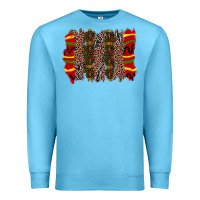 Ocean Blue juneteenth brushstroke Premium Sweatshirt - Zillion Design Studio