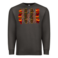 Smoke juneteenth brushstroke Premium Sweatshirt - Zillion Design Studio