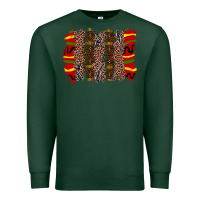 Sports Green juneteenth brushstroke Premium Sweatshirt - Zillion Design Studio