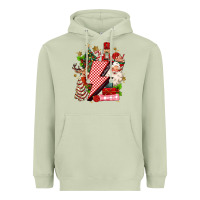 Matcha christmas season lightning bolt Heavyweight Hoodie - MaliasSmallBusiness