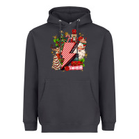 Smoke christmas season lightning bolt Heavyweight Hoodie - MaliasSmallBusiness