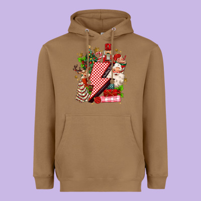 Heavyweight Hoodie christmas season lightning bolt