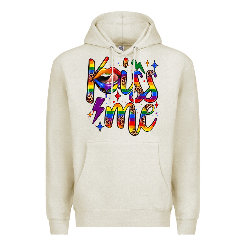 Kiss Me Premium Hoodie by JahusDesignShop | Teevron