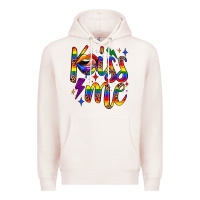 Pale Pink kiss me Premium Hoodie - JahusDesignShop
