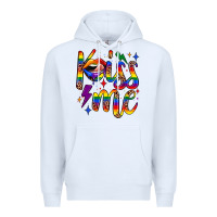 White kiss me Premium Hoodie - JahusDesignShop