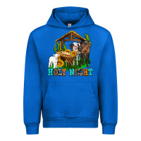 Cobalt holy nıght cows and sunflowers Urban Hoodie - AdoDesignShop