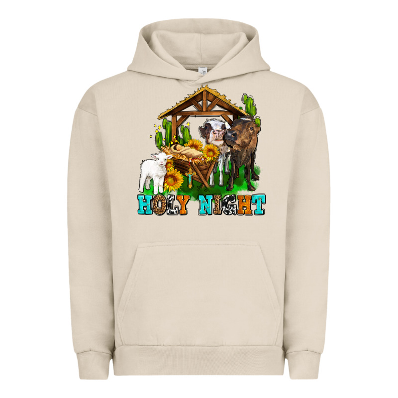 Holy Nıght Cows And Sunflowers Urban Hoodie by AdoDesignShop | Teevron