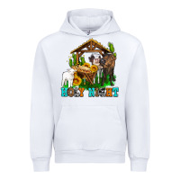 White holy nıght cows and sunflowers Urban Hoodie - AdoDesignShop