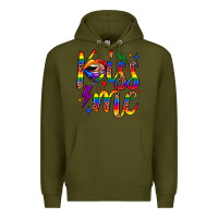 Army Green kiss me Premium Hoodie - JahusDesignShop