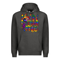 Charcoal Heather kiss me Premium Hoodie - JahusDesignShop