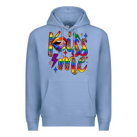 Colony Blue kiss me Premium Hoodie - JahusDesignShop