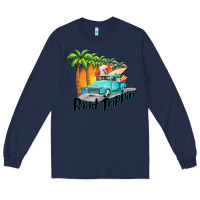 Navy road trippin Long Sleeve Tee - BarkalooDesign