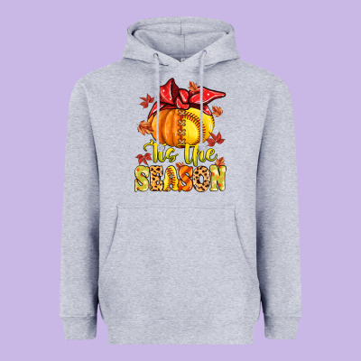 Heavyweight Hoodie tis the season fall softball