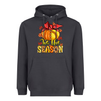 Smoke tis the season fall softball Heavyweight Hoodie - MaliasSmallBusiness