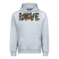 Heather Grey love turkey Urban Hoodie - JahusDesignShop
